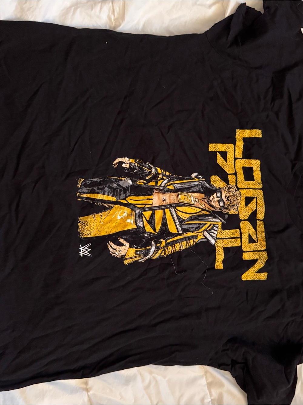 WWE Black & Yellow Graphic Logan T-Shirt Logan paul
